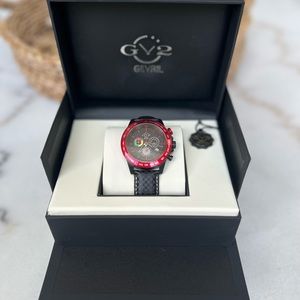Limited Edition Gevril Red and Black Men’s Watch
